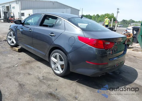 2015 Kia Optima Lx из США, поврежденный, VIN KNAGM4A70F5633158